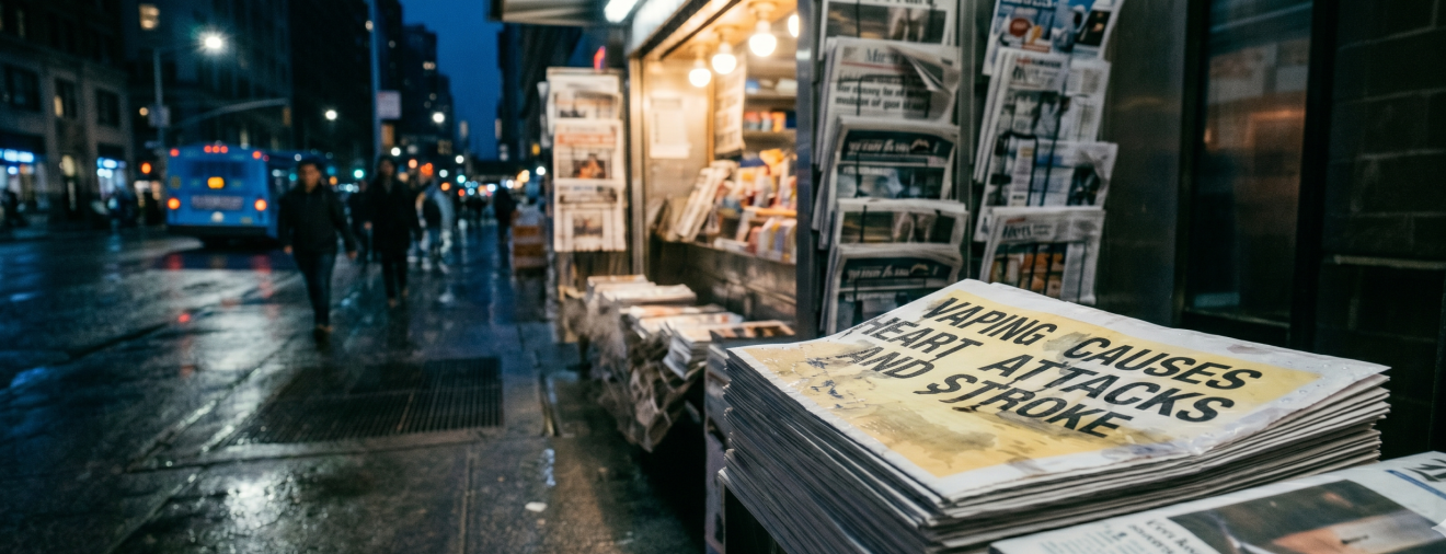 Провальные исследования рисков, связанных с использованием электронных сигарет